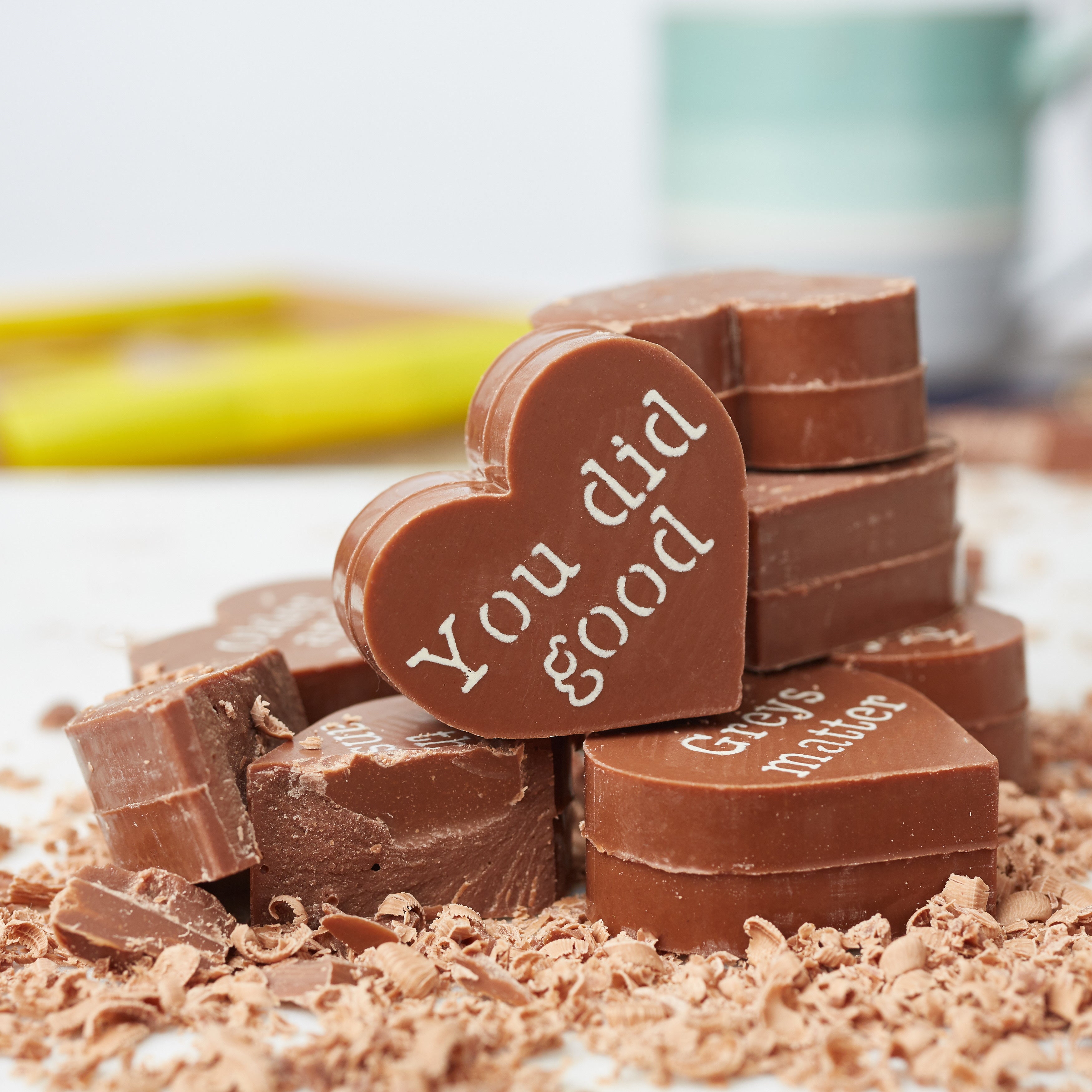 Congratulate them whilst keeping their feet firmly on the ground with our delicious and sarcastic handmade chocolate treats