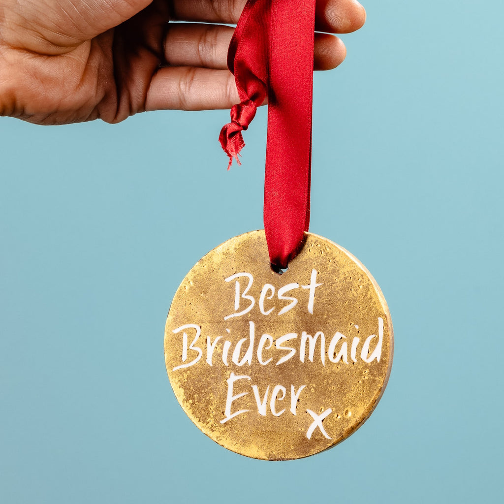 Chocolate gold medal gift for bridesmaid