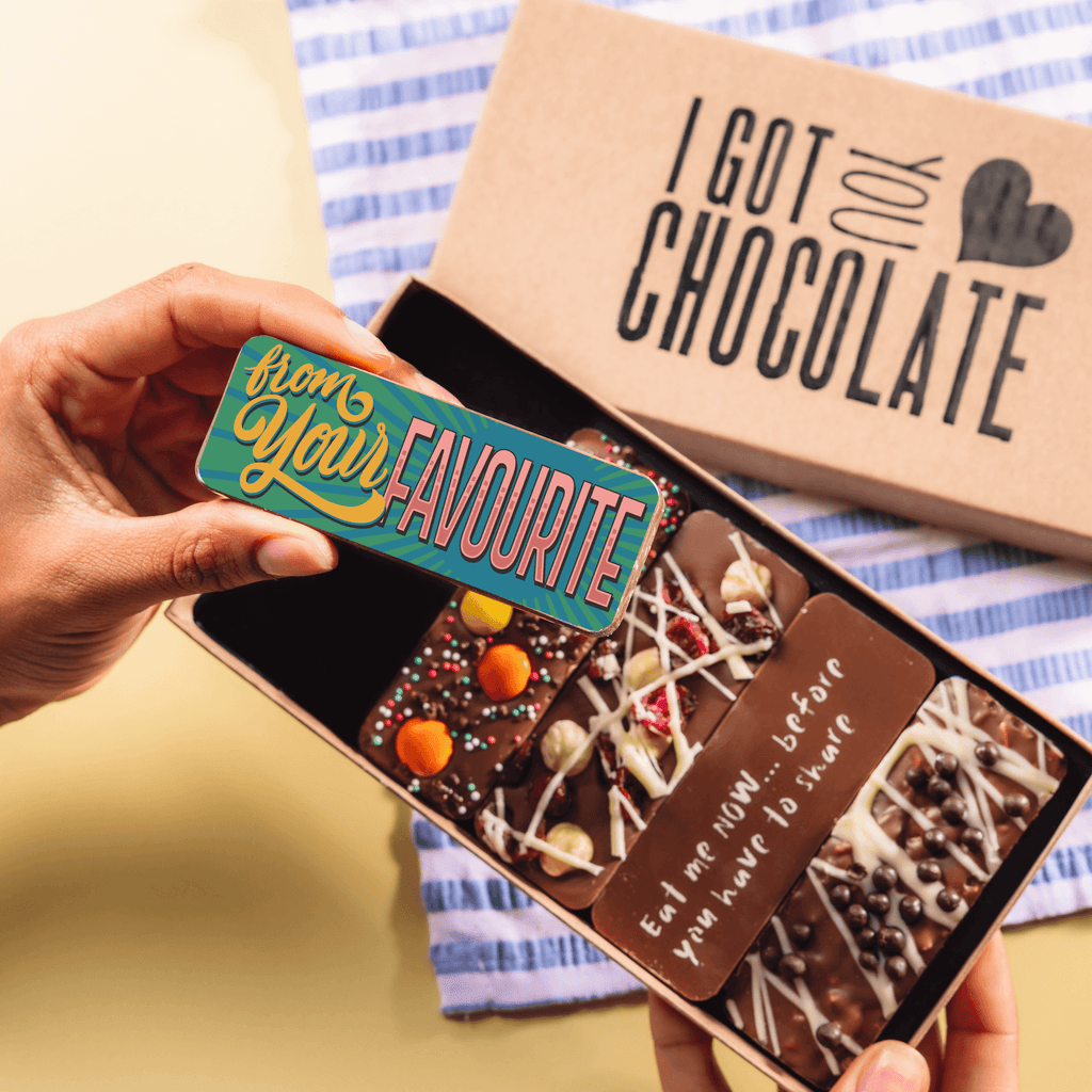 Fathers Day Delivery Gifts - send your Dad a delicious selection of fairtrade chocolate bars to secure your place as favourite